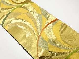 抽象模様織り出し全通袋帯